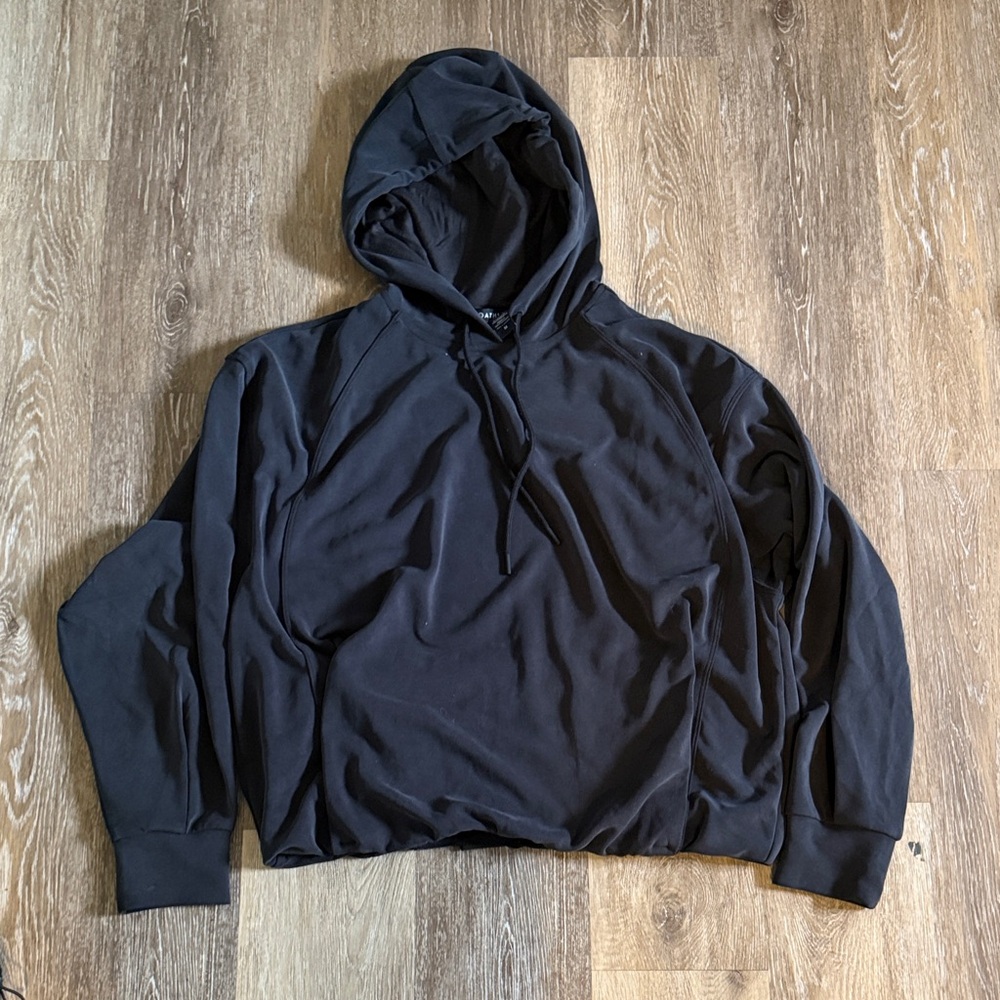 Athleta lined bubble hem softstreme hoodie